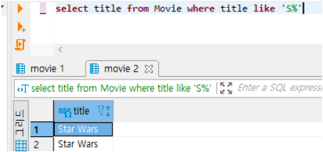  SQL Comparisionb of String &  Pattern Match
