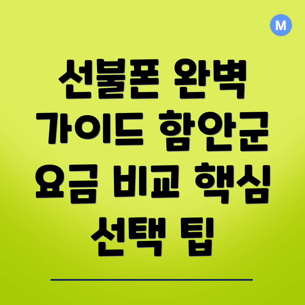 선불폰 요금제