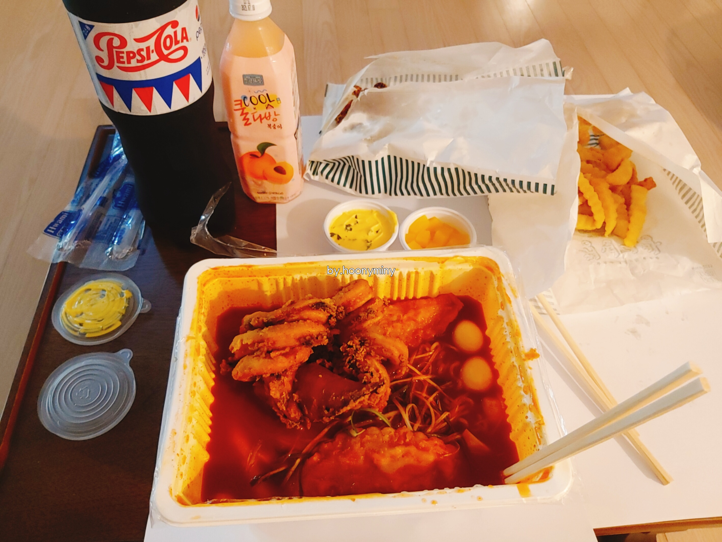  [하남 미사 떡볶이맛집 추천] R1 청년다방 미사강변점_ 떡볶이세트 배달맛집 후기