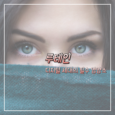  눈의 친구, 루테인: 디지털 세대의 필수 영양소