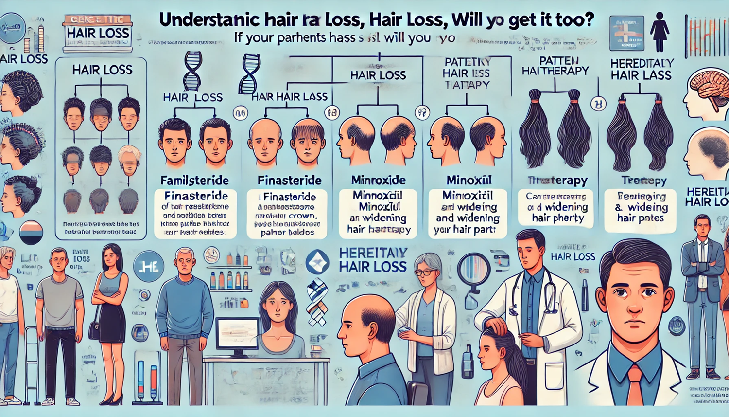 탈모 유전, 부모님이 탈모면 나도 진행될까?