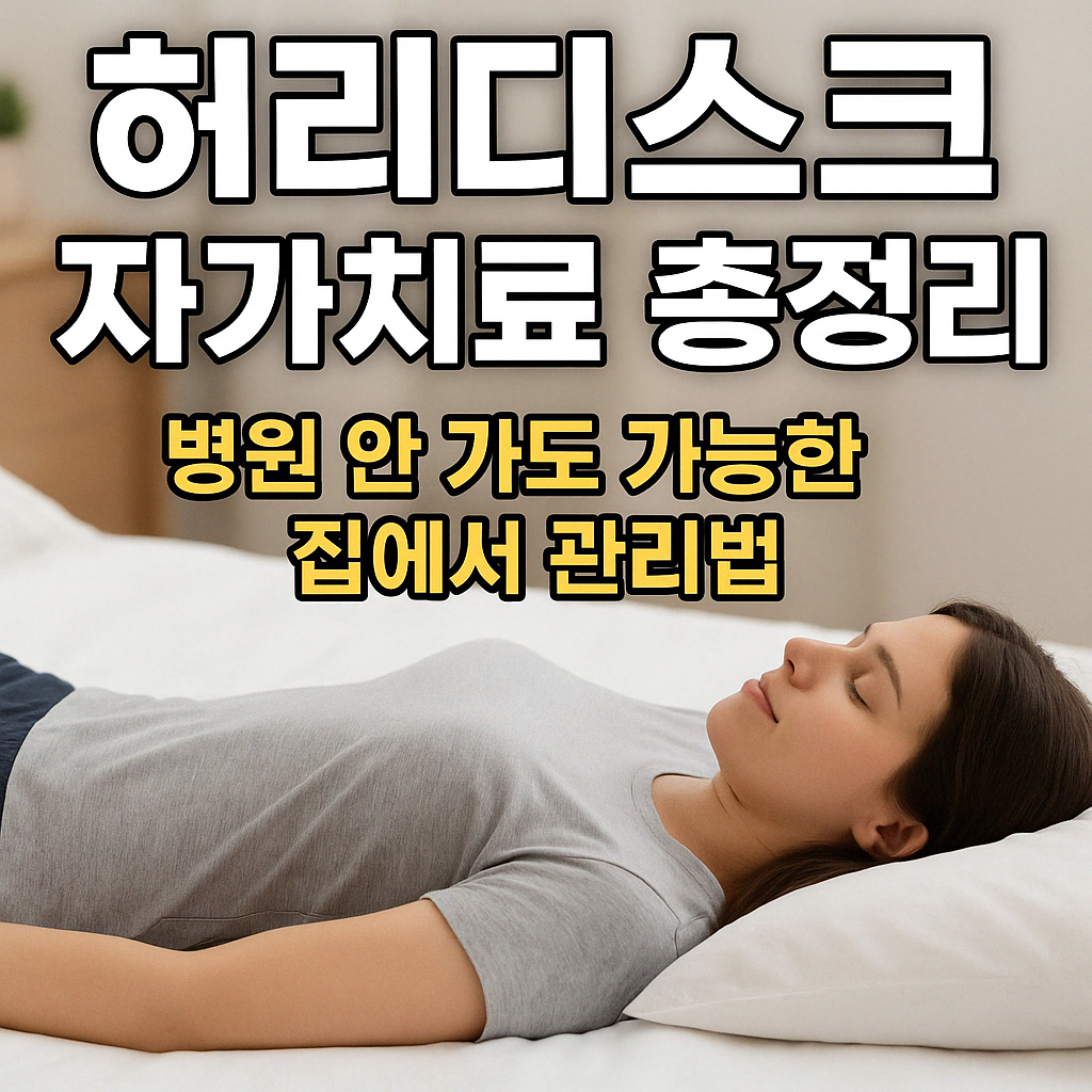허리디스크 추간판탈출증 자가치료 허리통증 척추건강 물리치료 디스크관리 통증완화 자연치유 건강정보