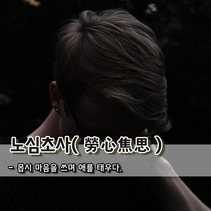  노심초사(勞心焦思)