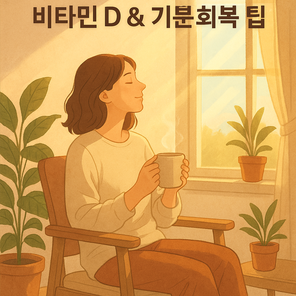 🌞 햇살을 마시는 루틴 – 비타민 D와 기분 회복 팁 (마음에 부드러운 담요를 덮어주는 것 같아요)