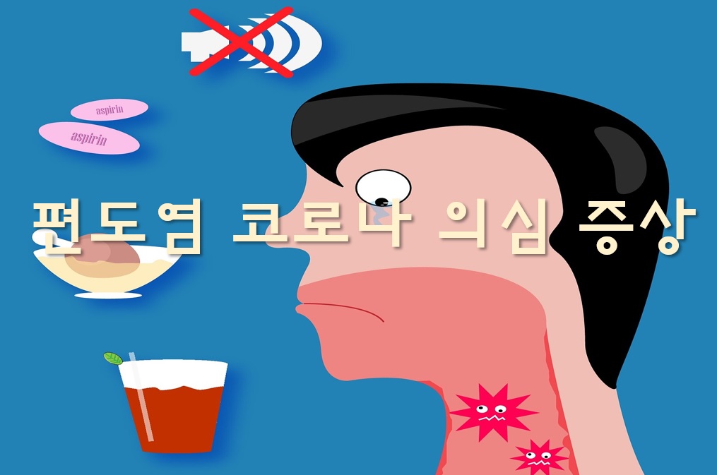  편도염 코로나 의심 증상과 전염 가능성