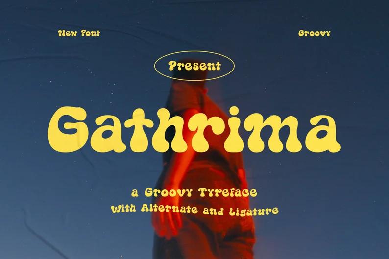 Retro-english-font-Gathrima-font