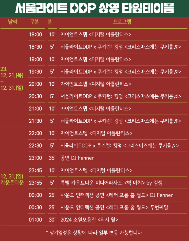 상영 테이블