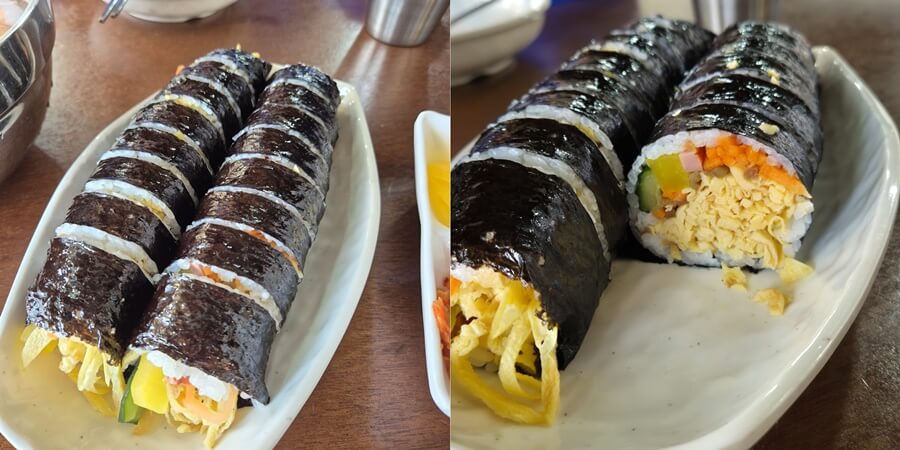 2줄도시락-김밥