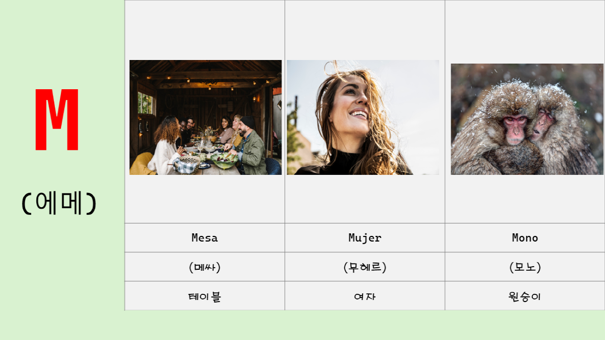 Mesa, Mujer, Mono
메싸, 무헤르, 모노
테이블, 여자, 원숭이