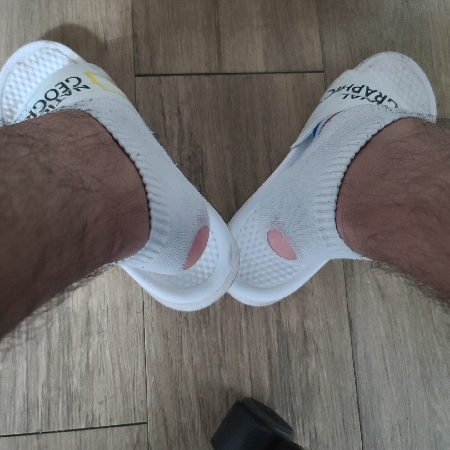  양말이 약한건가요?