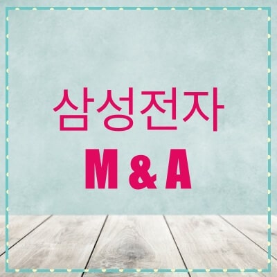  삼성전자 M&A, 후보 업체