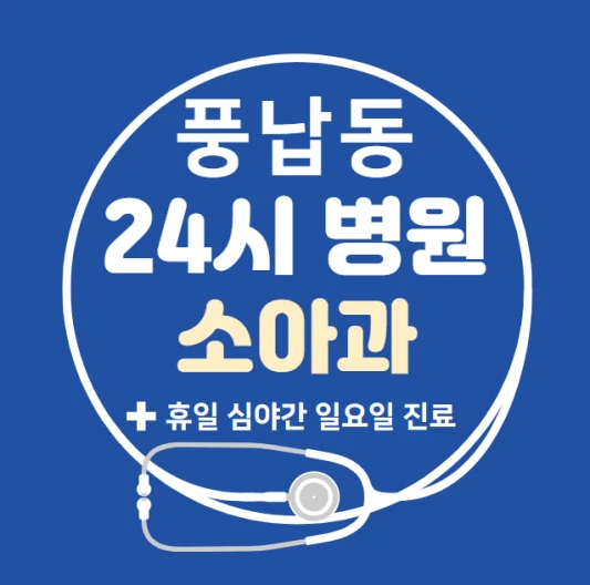 송파구-풍납동-24시간-병원-소아과-토요일-야간-일요일-진료-당직병원-찾기