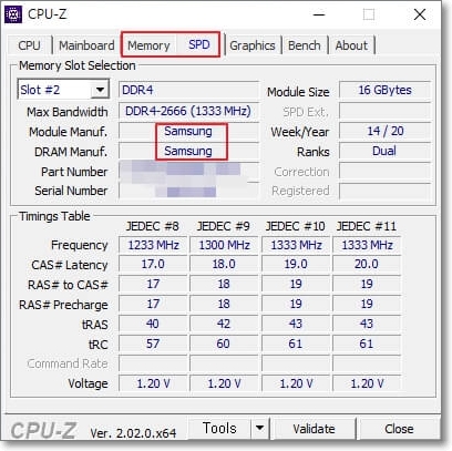 CPU-Z 프로그램의