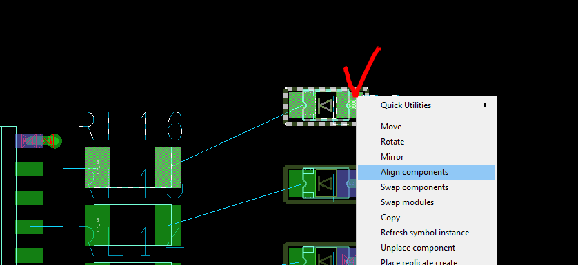 align component orcad