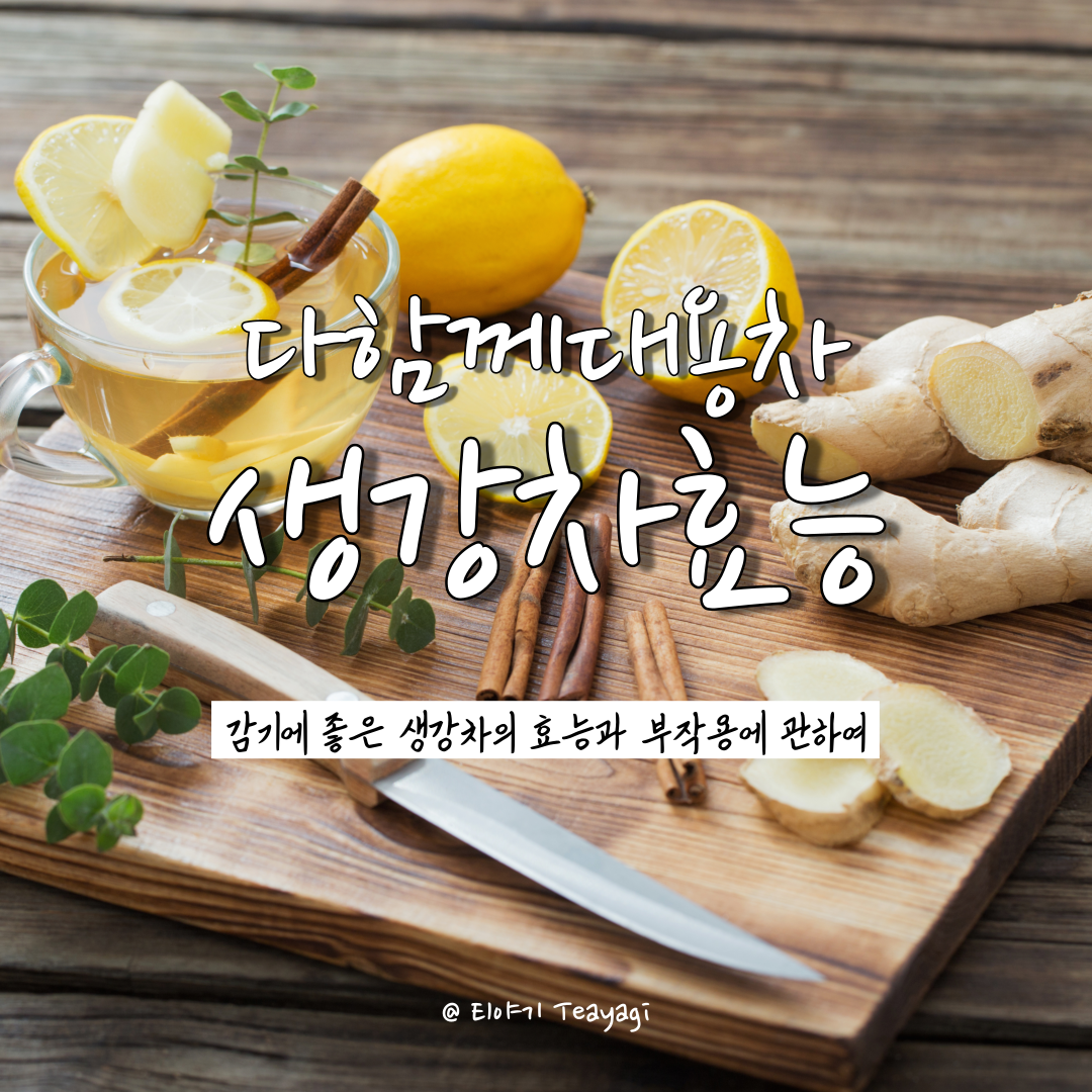  생강차 효능과 부작용 총정리 (feat. 생강차 하루 몇 잔까지?)