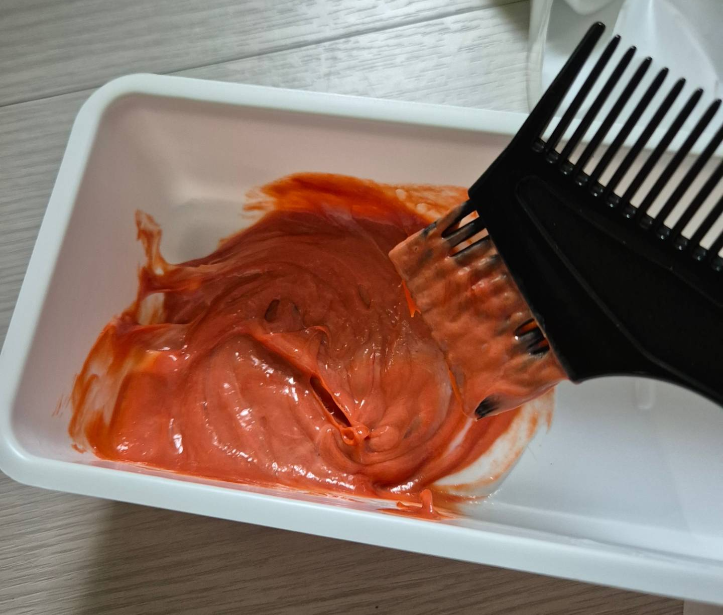 섞은 염색약
