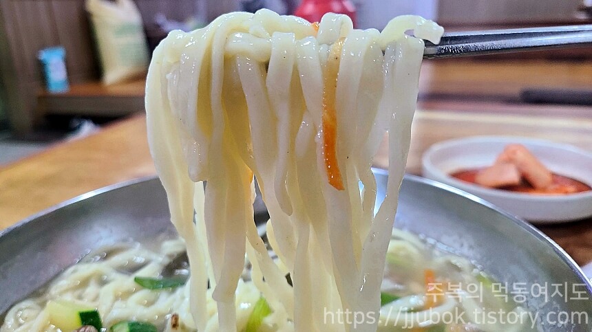 서가네보리밥-바지락칼국수-면