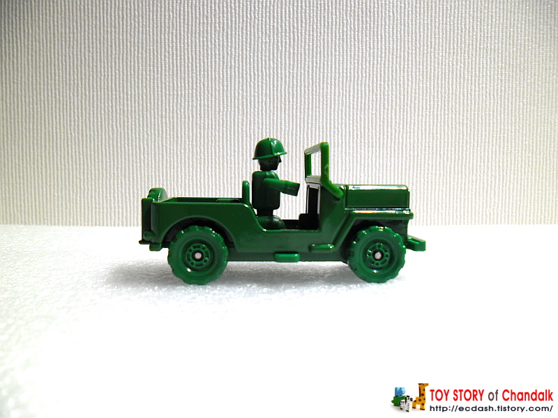 [디즈니 모터스 토미카] DISNEY MOTORS TOMICA TOY STORY / 토이스토리 토미카 05 그린 아미맨 & 밀리터리 트럭 / Green Army man & Military Truck
