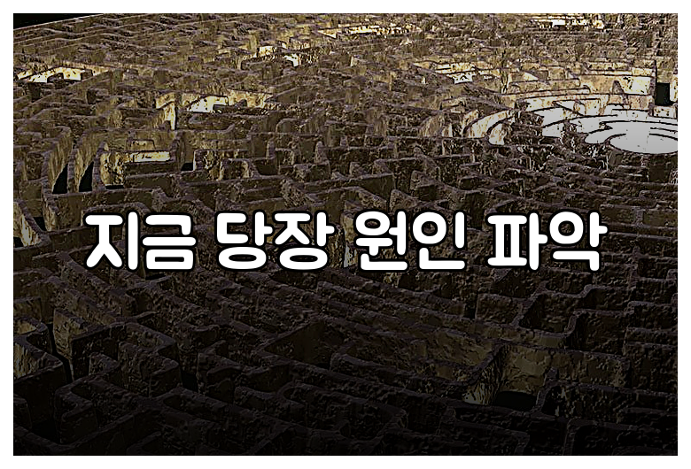 지금 당장 원인 파악