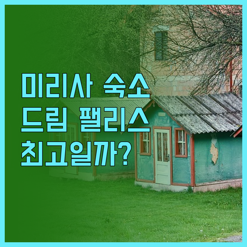 미리사 숙소 추천! 드림 팰리스 패밀