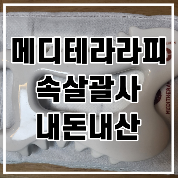  메디테라피 속살괄사 내돈내산후기