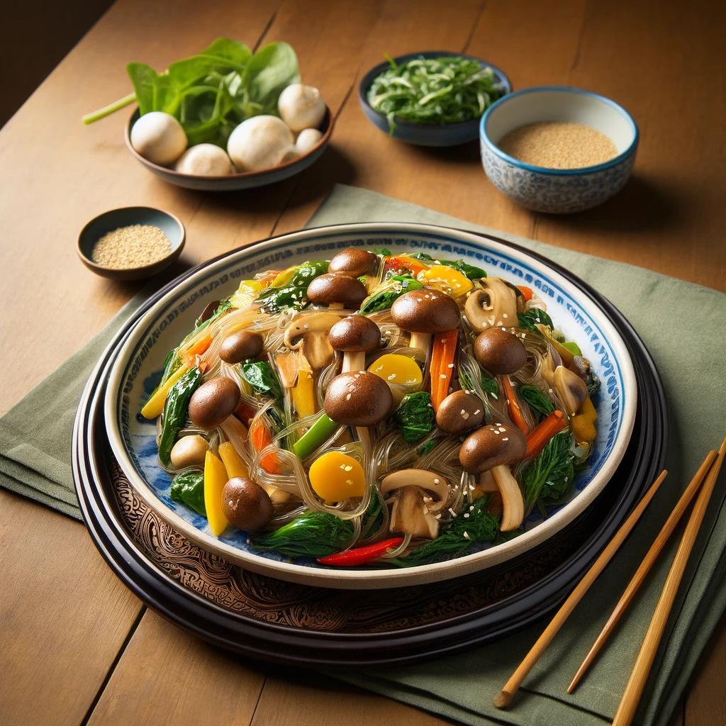 버섯잡채맛있게만드는법