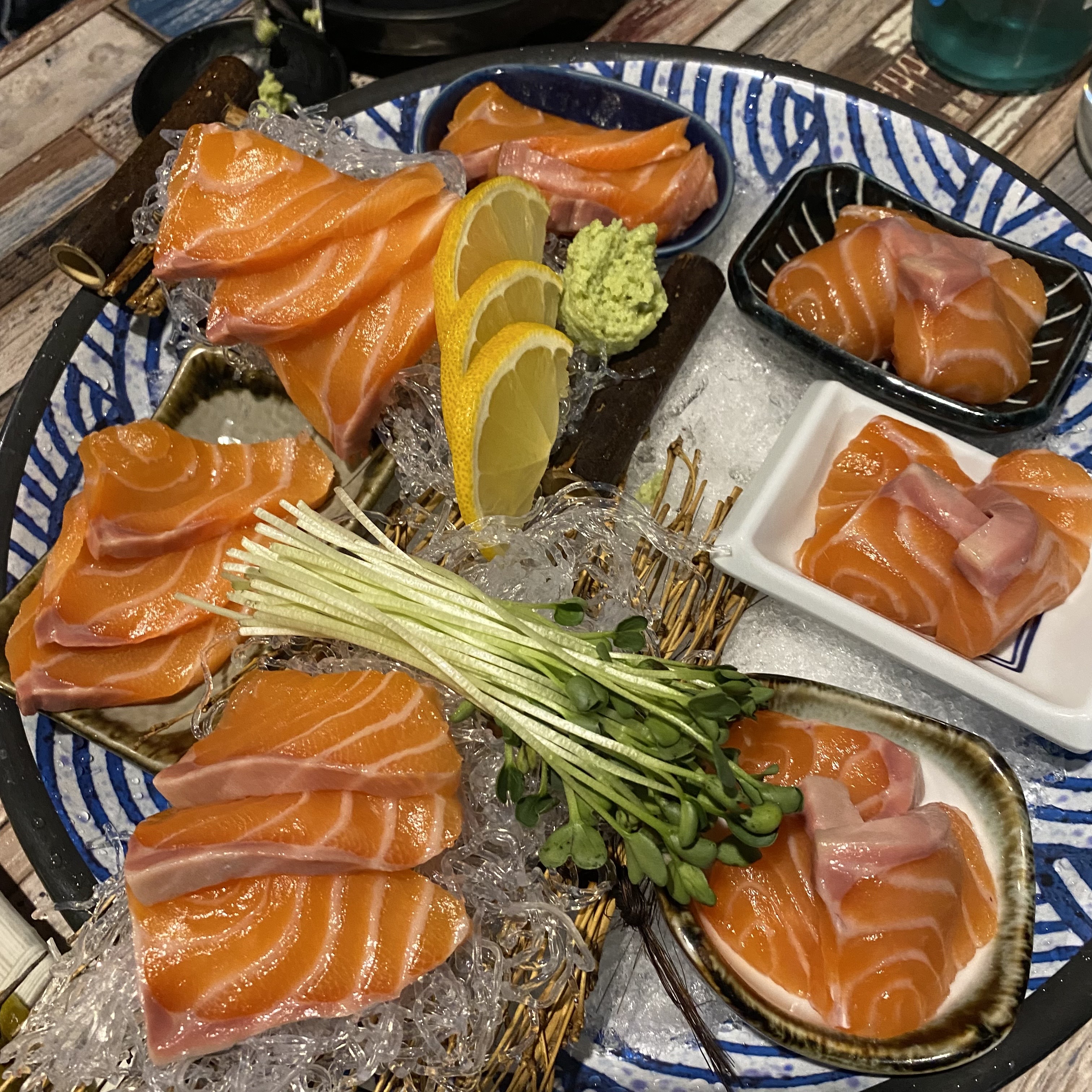 연어 맛집 발견해서 기분이 조크든요 목포 연산동 이자카야 화우
