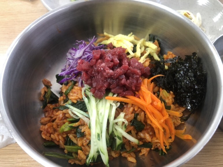  광주 5미 송정리 새송정떡갈비 비빔밥