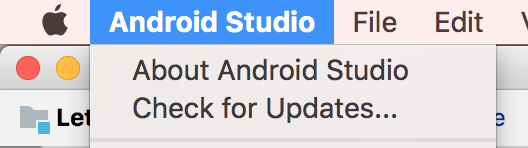 안드로이드 스튜디오 업데이트