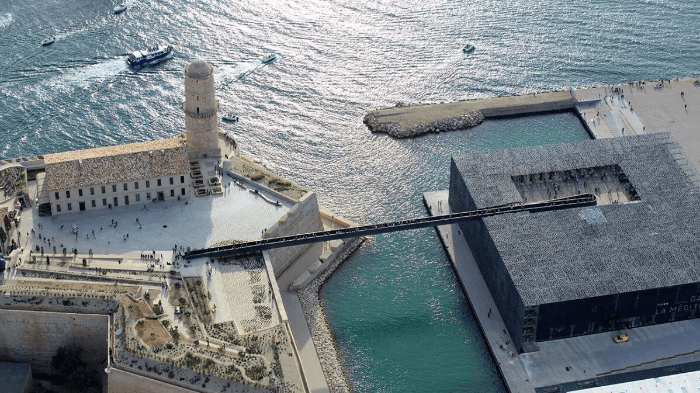 생잔 요새와 유럽 및 지중해 문명 박물관 Mucem