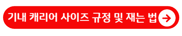 기내 캐리어 사이즈 규정 및 재는 법