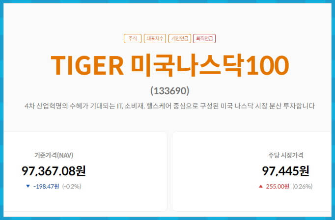 TIGER 미국나스닥100