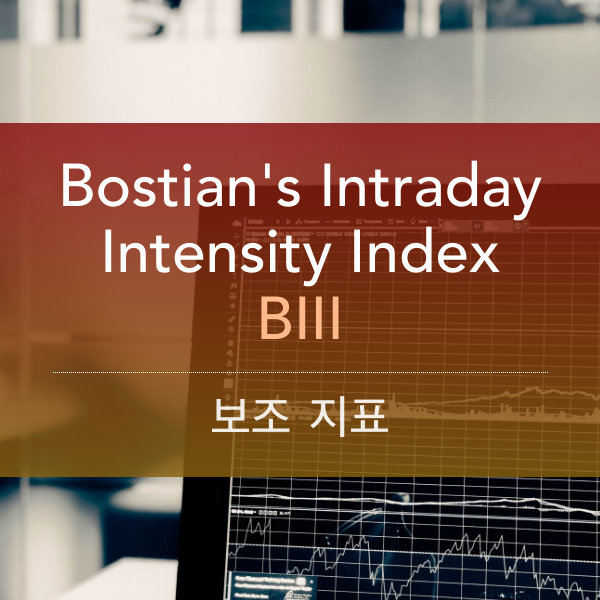 BIII(Bostian&#39;s Intraday Intensity Index) 지표란?