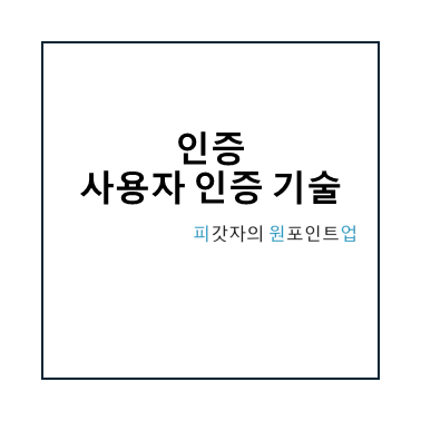 인증 사용자 인증 기술