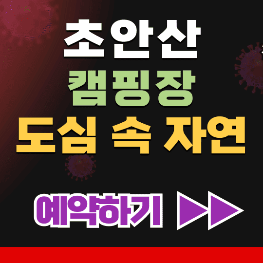  초안산 캠핑장 : 녹천역 도심 속 자연을 만끽할 수 있는 오토캠핑장 예약방법