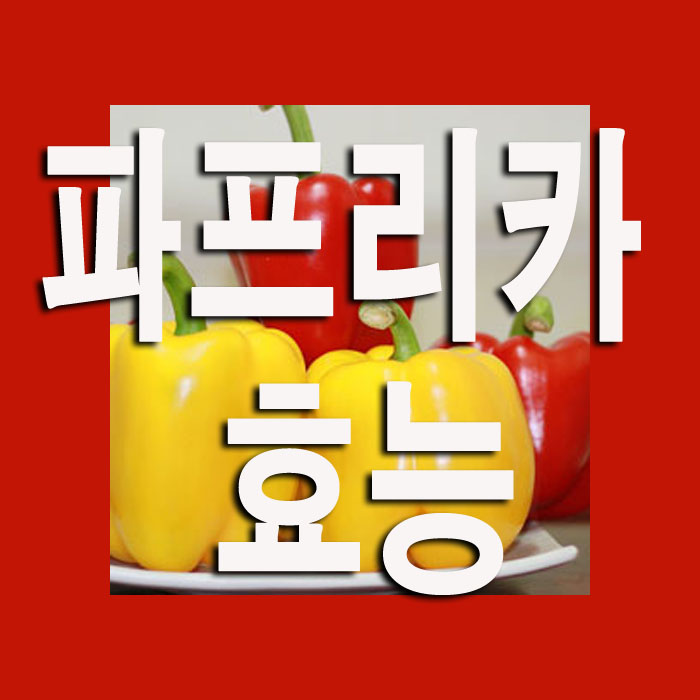  파프리카 효능