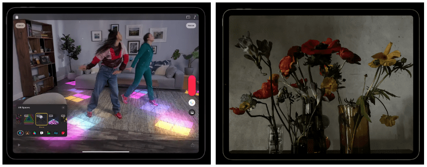 Apple 2021년 iPad Pro LiDAR 스캐너 설명 사진