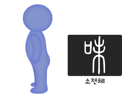 味(맛 미) 소전체