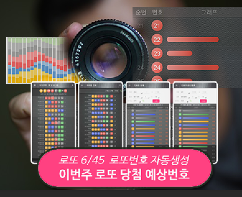 로또번호 자동생성 예상번호 당첨번호 분석 생성기