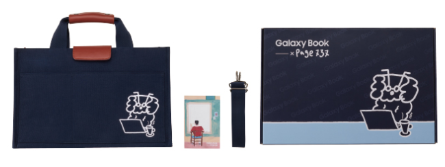 Galaxy Book x Page 737 메신저 백(mini-galaxy23)