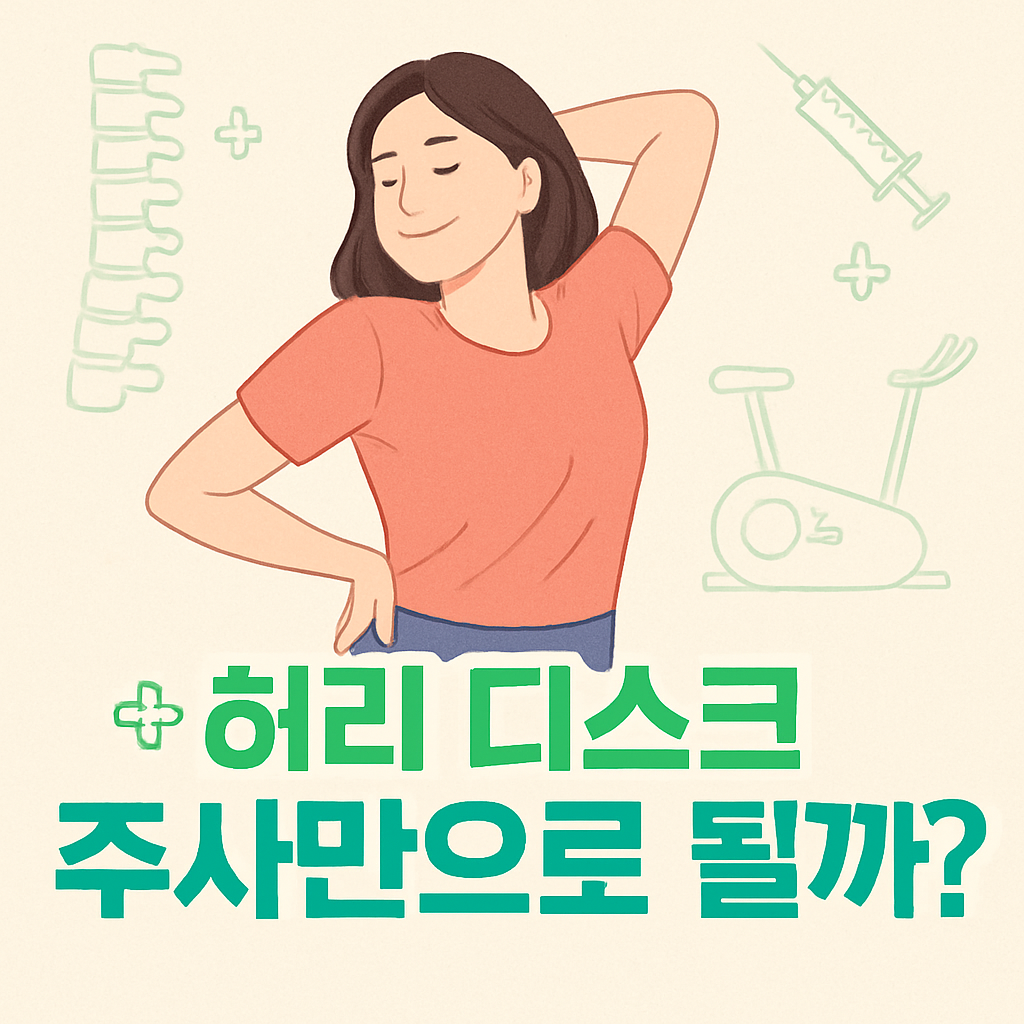 허리 디스크, 주사만으로 될까? 신경 주사부터 재활 운동, 도수 치료까지 완벽 가이드