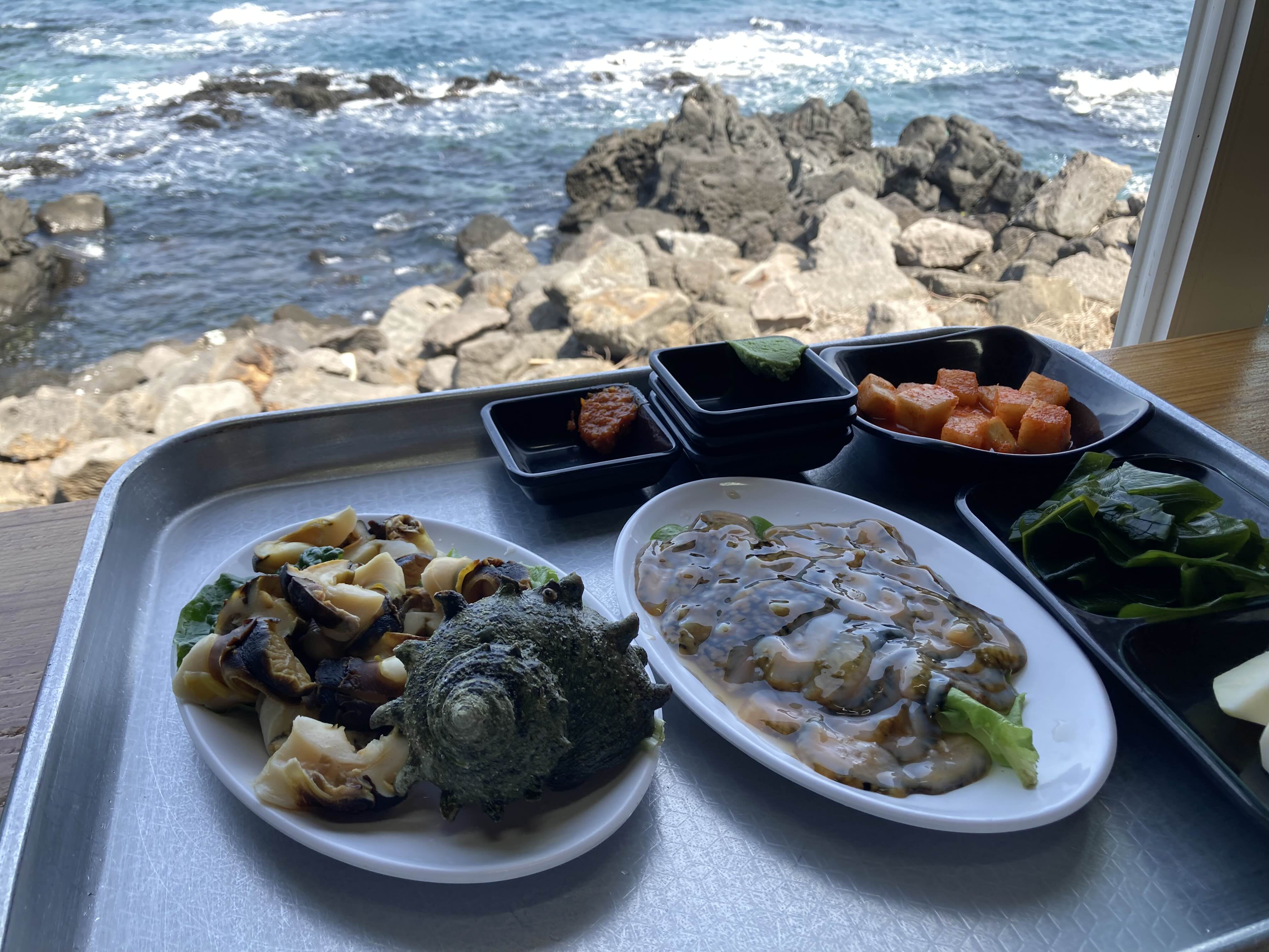 제주 전복죽 맛집 해녀의집 기본반찬