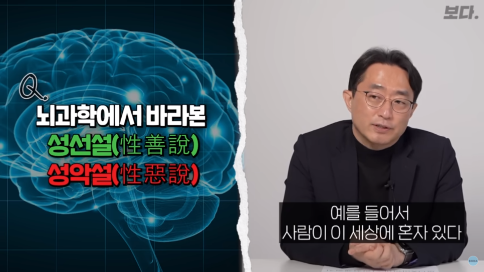  뇌과학에서 바라본 성선설 성악설