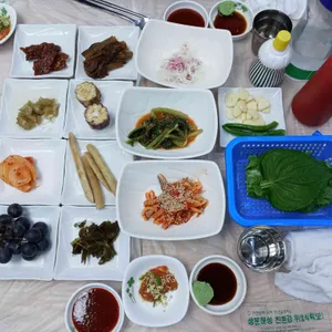 여수 사계절횟집 음식