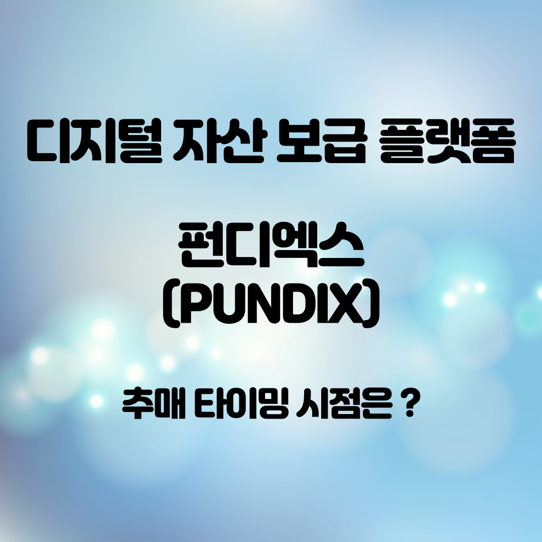  펀디엑스 전망과 시세로 볼때 추매 해야 할까요?