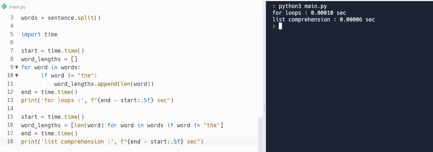  Python Training Day 12. List Comprehensions