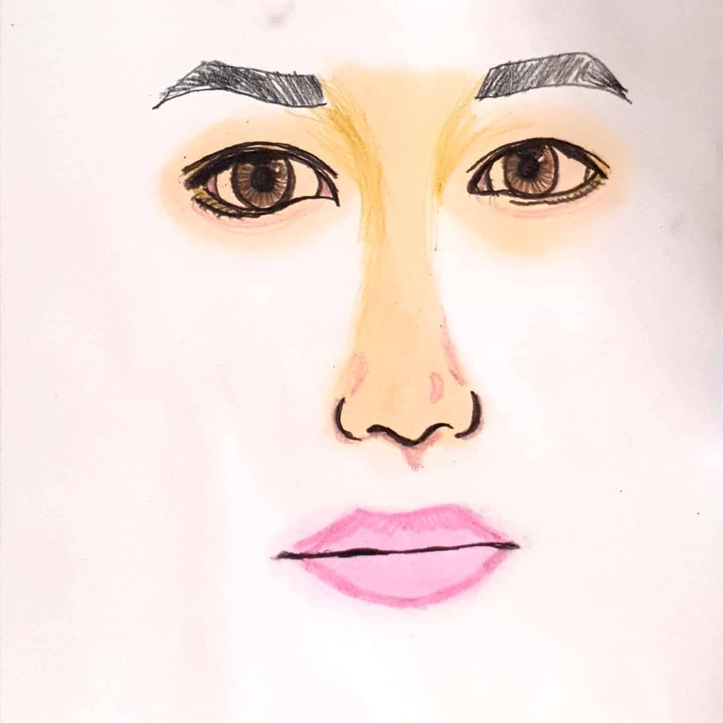  무제 / 일러스트레이션 그림 드로잉 / 인물화 그리기