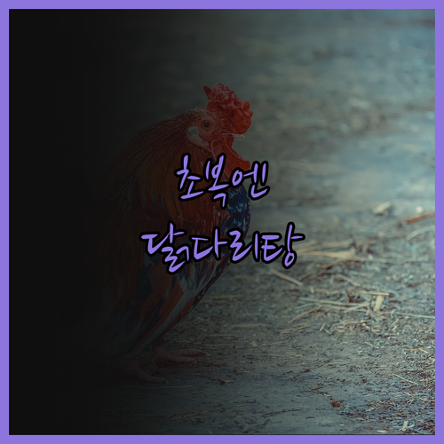 초복 닭다리 삼계탕 레시피 실패없는 
