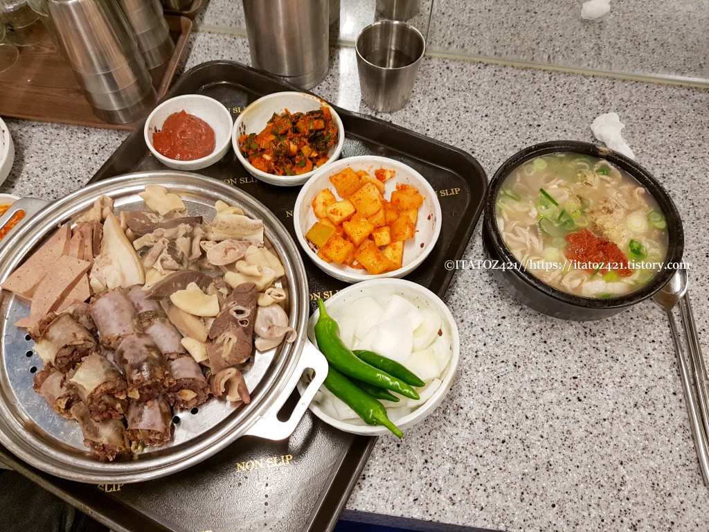 대전 순대국 맛집 농민순대