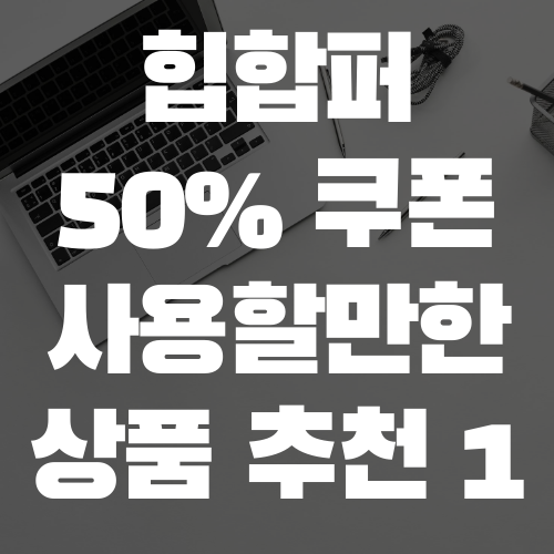  힙합퍼 50% 쿠폰 사용할만한 상품 추천 <1>